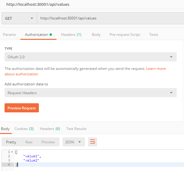 Postman Get Values